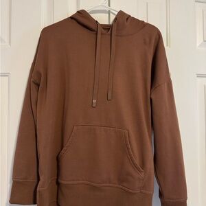 Athletic Works Brown Pullover Hoodie Sweatshirt